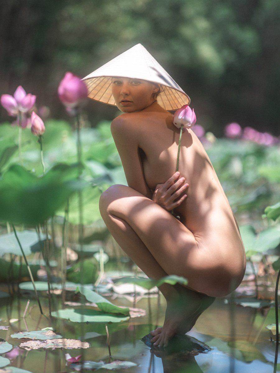 Fine art nude photography series: Lotus Muse — Mary MDL by Buyanskyy